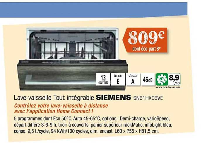 lave-vaisselle siemens