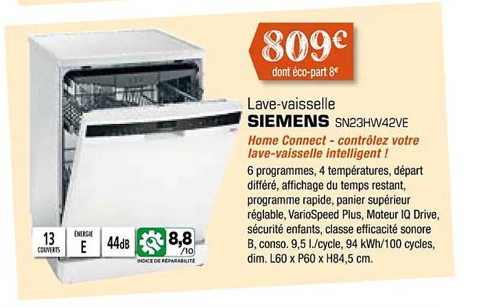 lave-vaisselle siemens