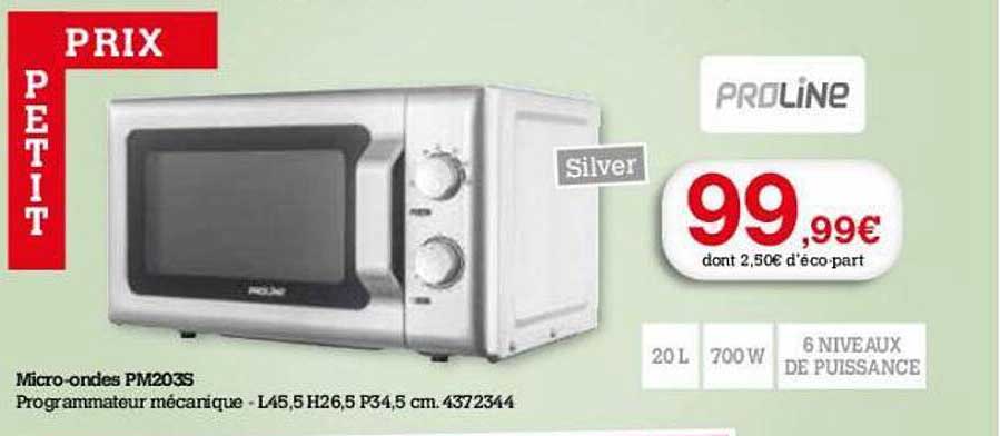micro-ondes pm203s proline
