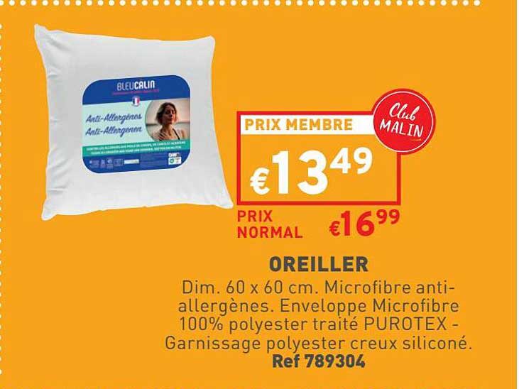 Oreiller Bleu Câlin