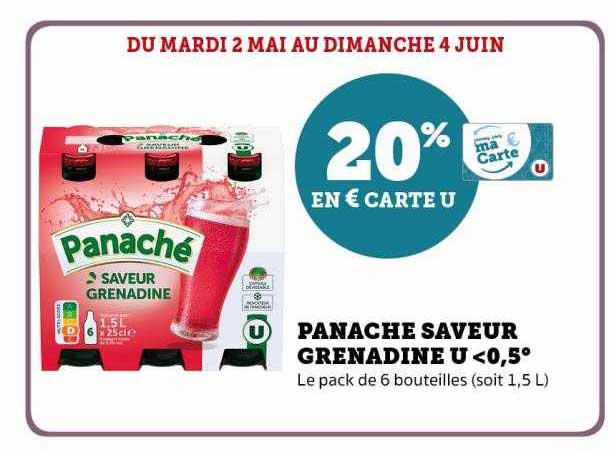 Panaché Saveur Grenadine U <0,5°