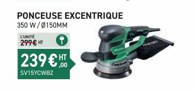 ponceuse excentrique hikoki