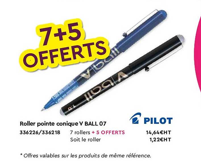 roller pointe conique v ball 07 pilot