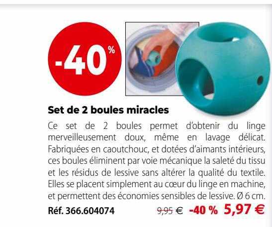 set de 2 boules miracles