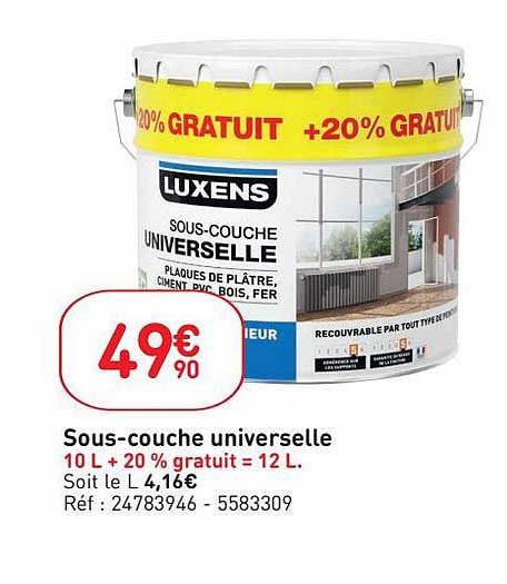sous-couche universelle luxens