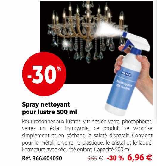 spray nettoyant pour lustre 500ml