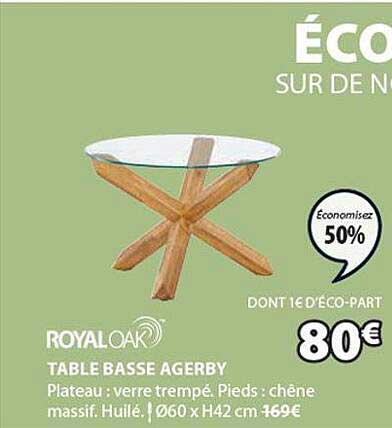 Table Basse Agerby Royaloak