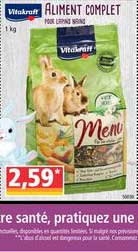 aliment complet menu vitakraft