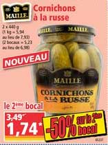 cornichons à la russe maille