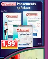 pansements spéciaux sensomed