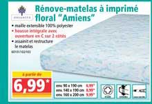 Rénove Matelas à Imprimé Floral Amiens