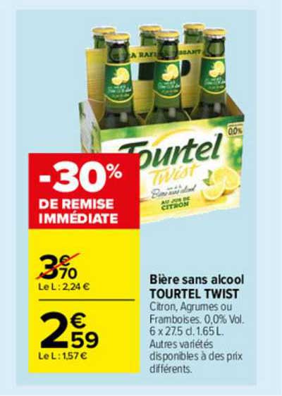 Bière Sans Alcool Tourtel Twist