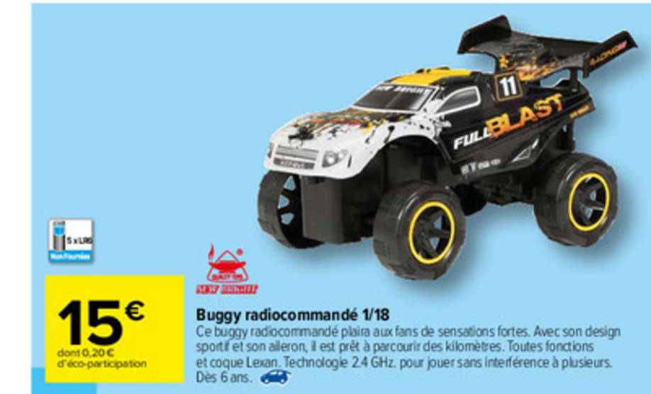 buggy radiocommandé 1-18