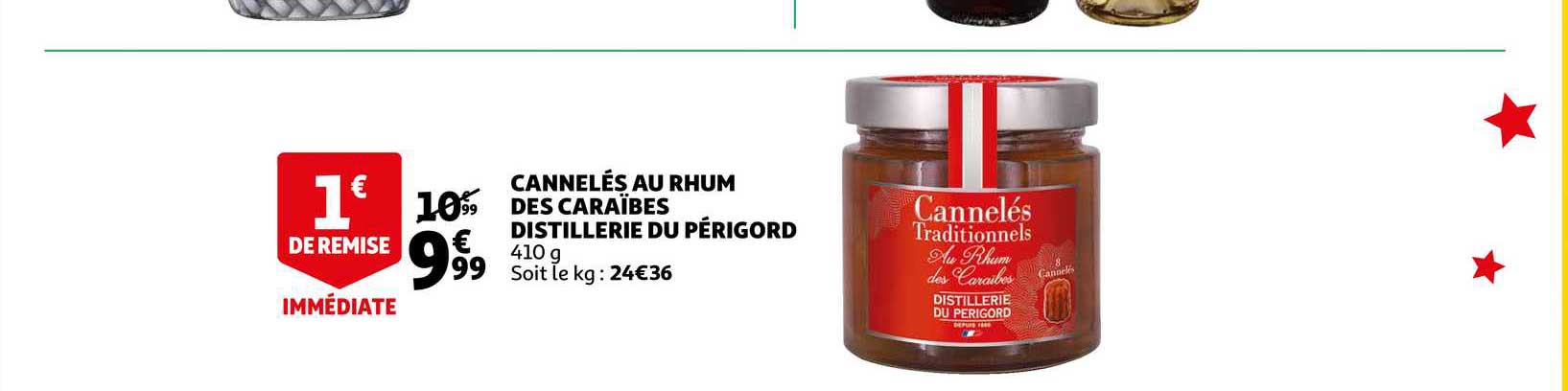 cannelés au rhum des caraïbes distillerie du périgord