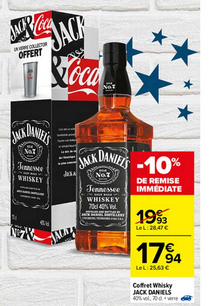 Coffret Whisky Jack Daniels