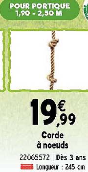 corde à noeuds