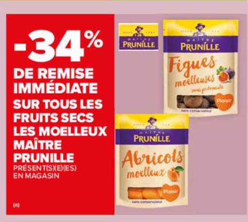 fruits secs les moelleux maître prunille
