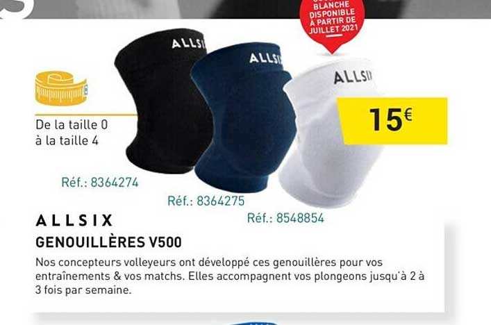 genouillères v500 allsix