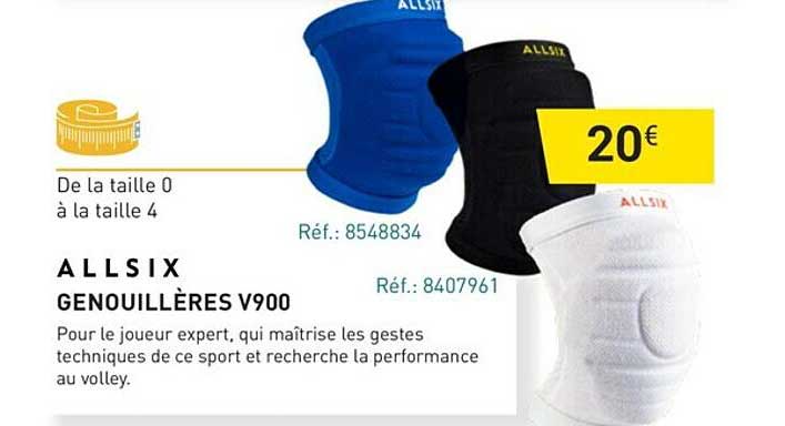 genouillères v900 allsix