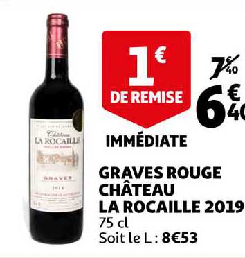 graves rouge château la rocaille 2019