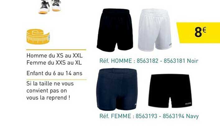 homme : 8563182 - 8563181 noir, femme 8563193 - 8563194 navy