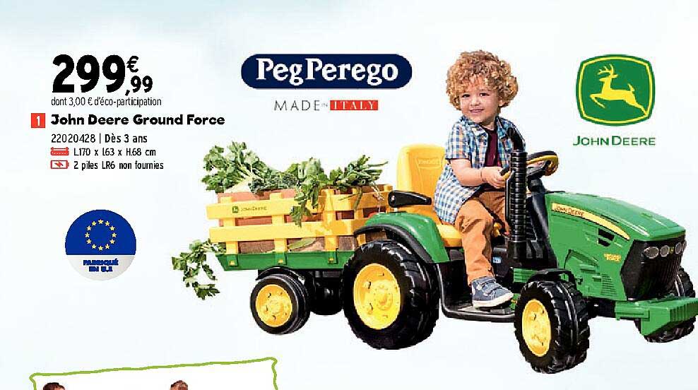john deere ground force peg perego