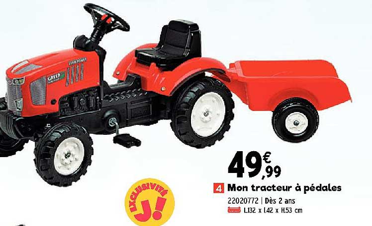 mon tracteur à pédales