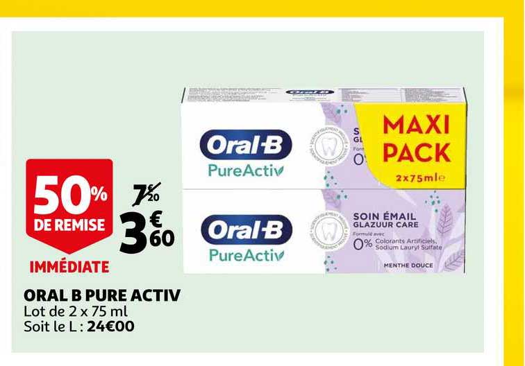 oral b pure activ