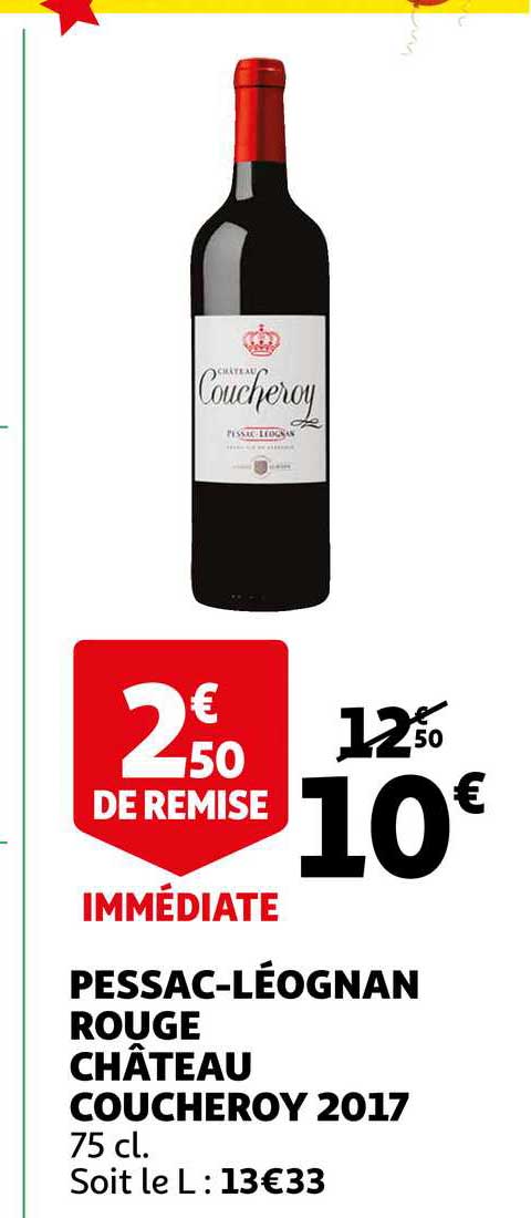 pessac-léognan rouge château coucheroy 2017