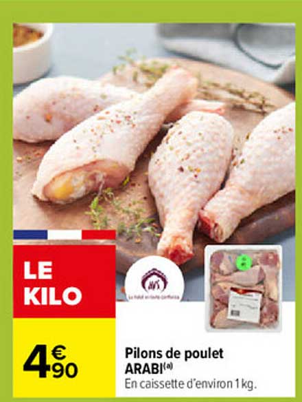 pilons de poulet arabi