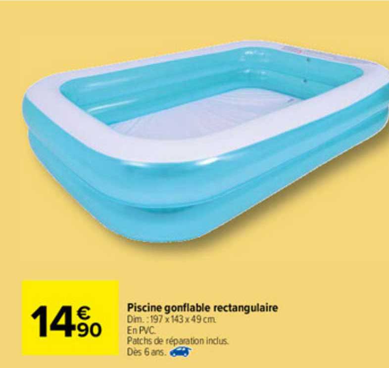 Piscine Gonflable Rectangulaire