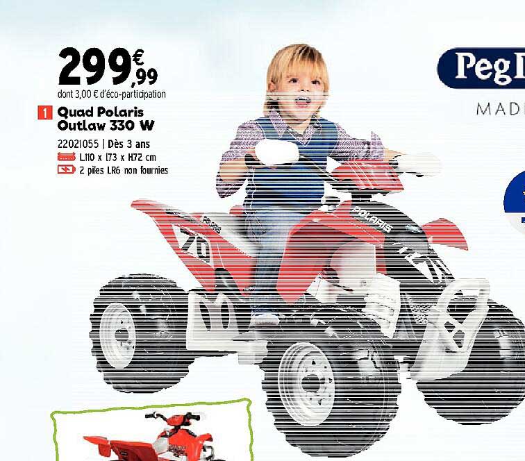 quad polaris outlaw 330 w