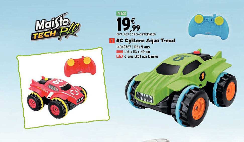 rc cyklone aqua tread