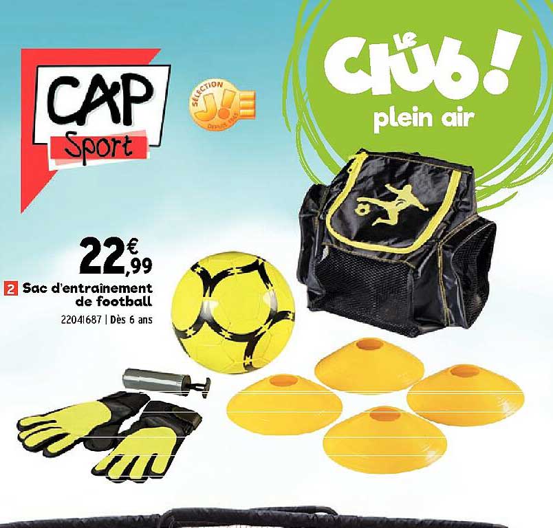 sac d'entrainement de football