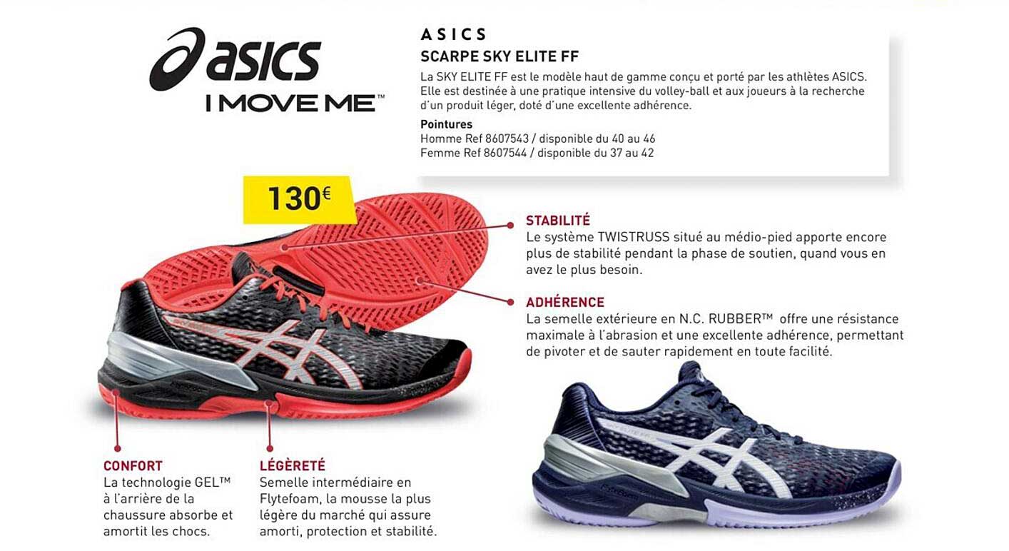 scarpe sky elite ff asics