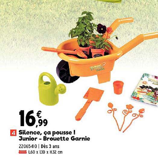 Silence, ça Pousse ! Junior - Brouette Garnie