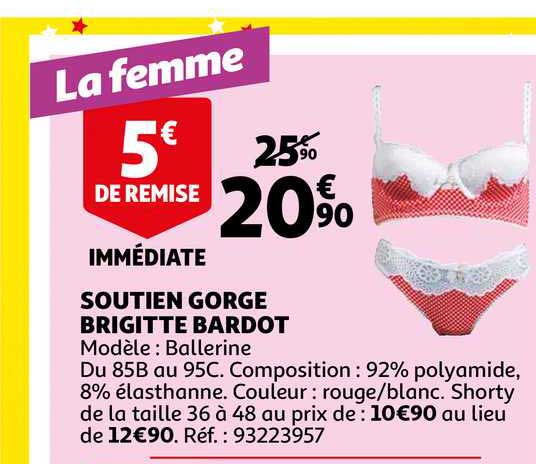 soutien gorge brigitte bardot