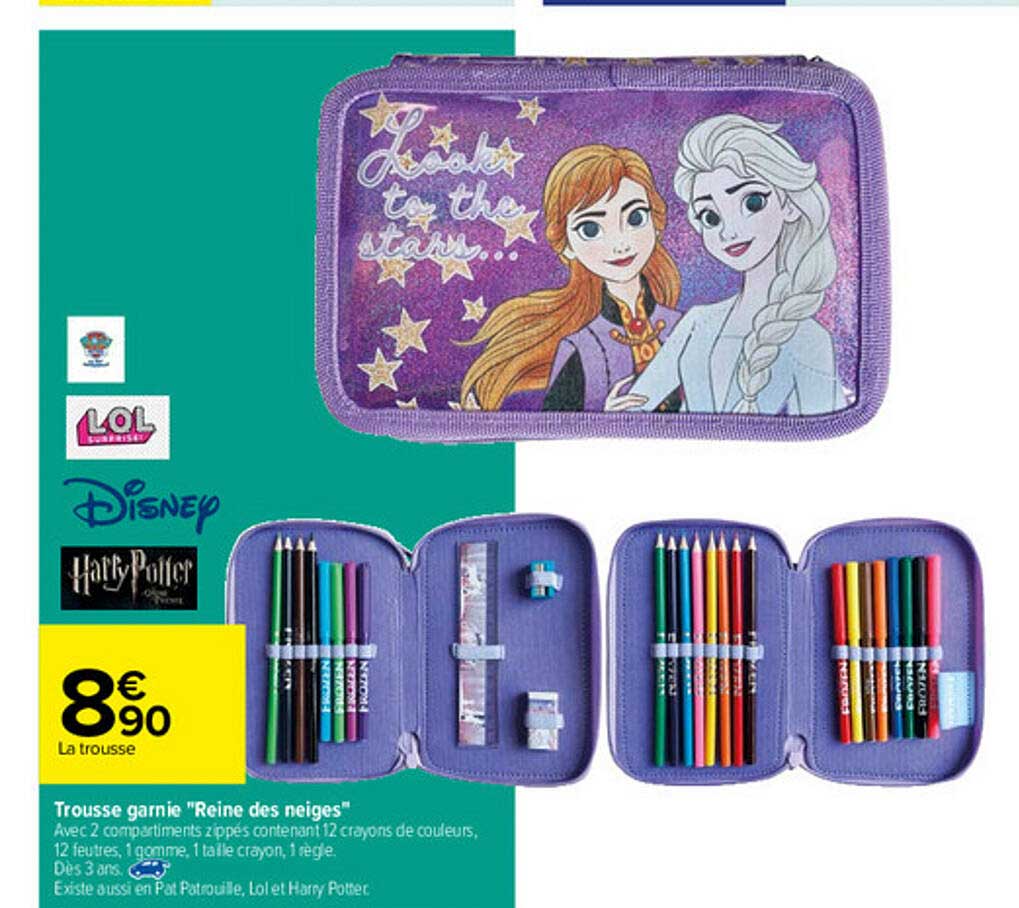 Trousse Garnie "reine Des Neiges"