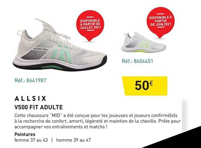 v500 fit adulte allsix