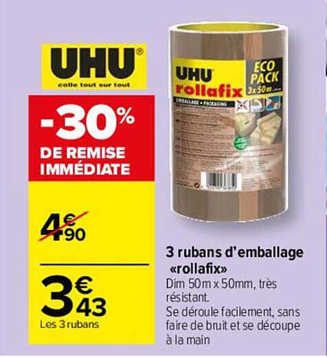 3 Rubans D'emballage «rollafix»