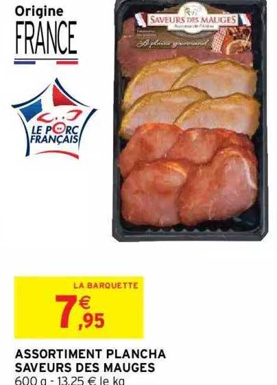 Assortiment Plancha Saveurs Des Mauges