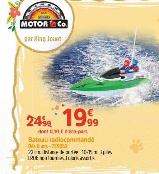 bateau radiocommandé