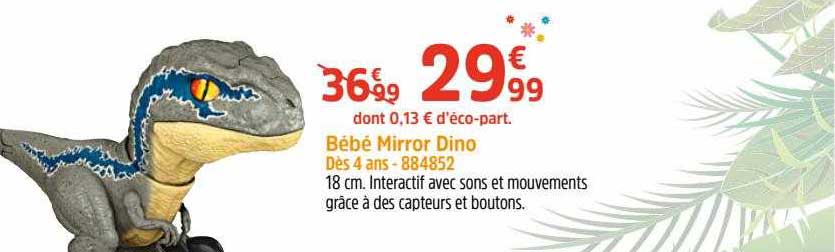 bébé mirror dino