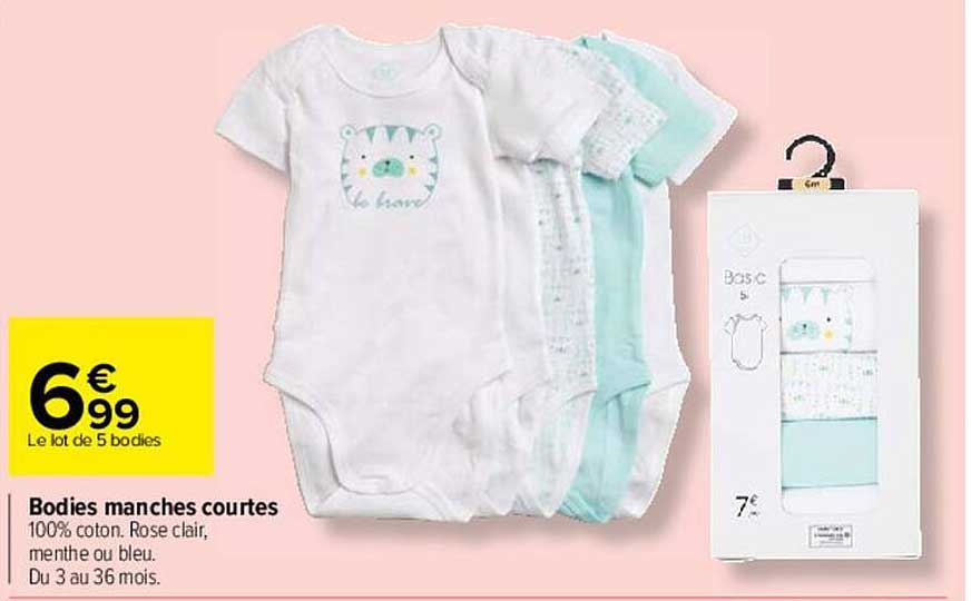 bodies manches courtes