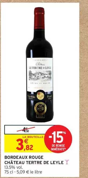 bordeaux rouge château tertre de leyle