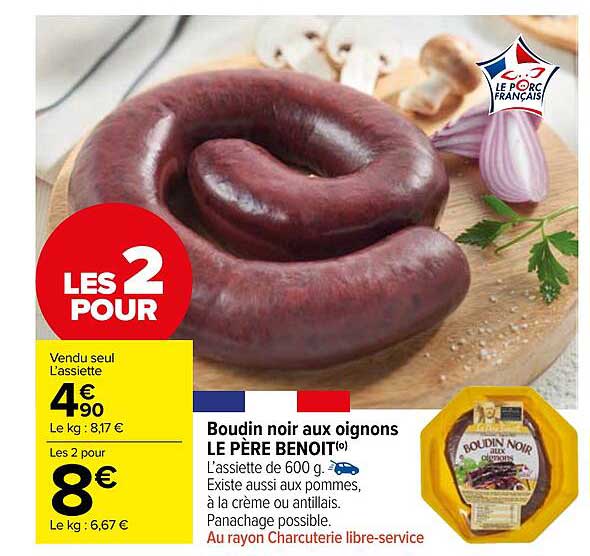 Boudin Noir Aux Oignons Le Père Benoit