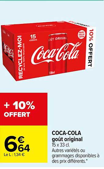 Coca-cola Goût Original
