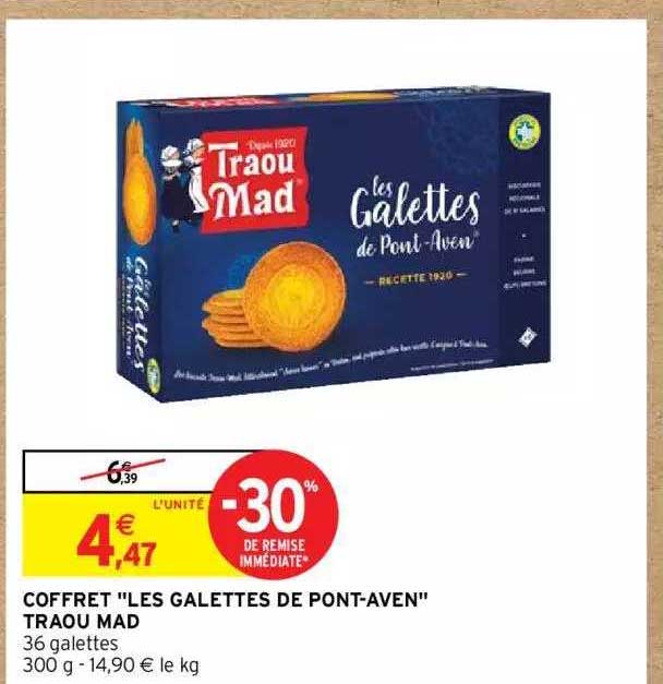 coffret "les galettes de pont-aven" traou mad