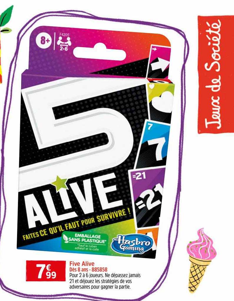 five alive hasbro gaming