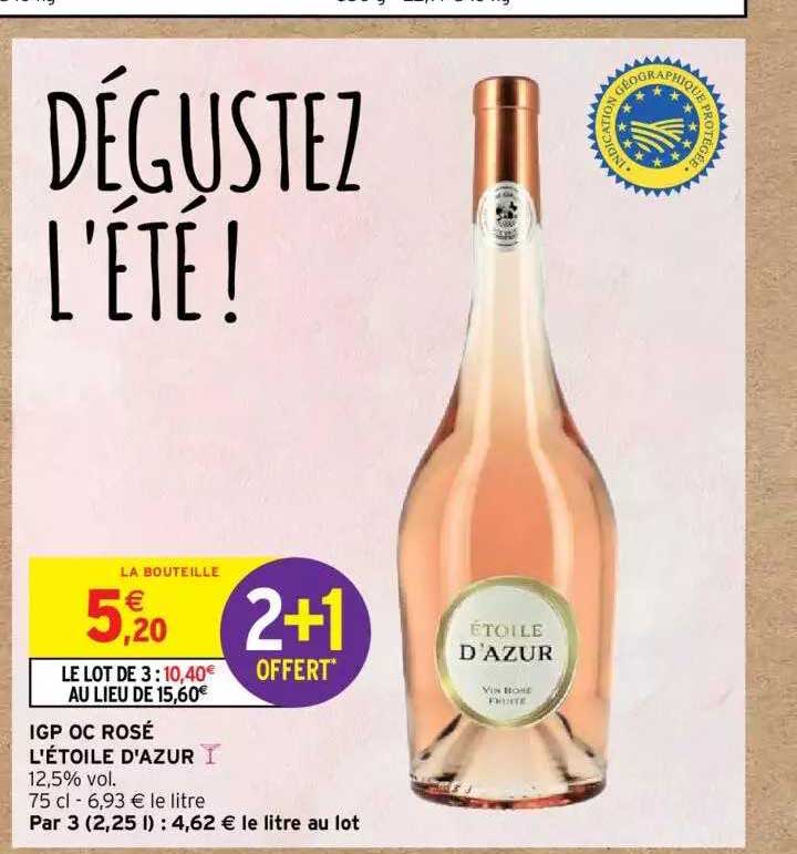 igp oc rosé l'étoile d'azur